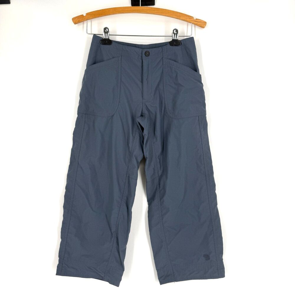 Mountain Hardwear Capri Outdoor Hiking Pants Gorpcore Streetwear Blue Size 4